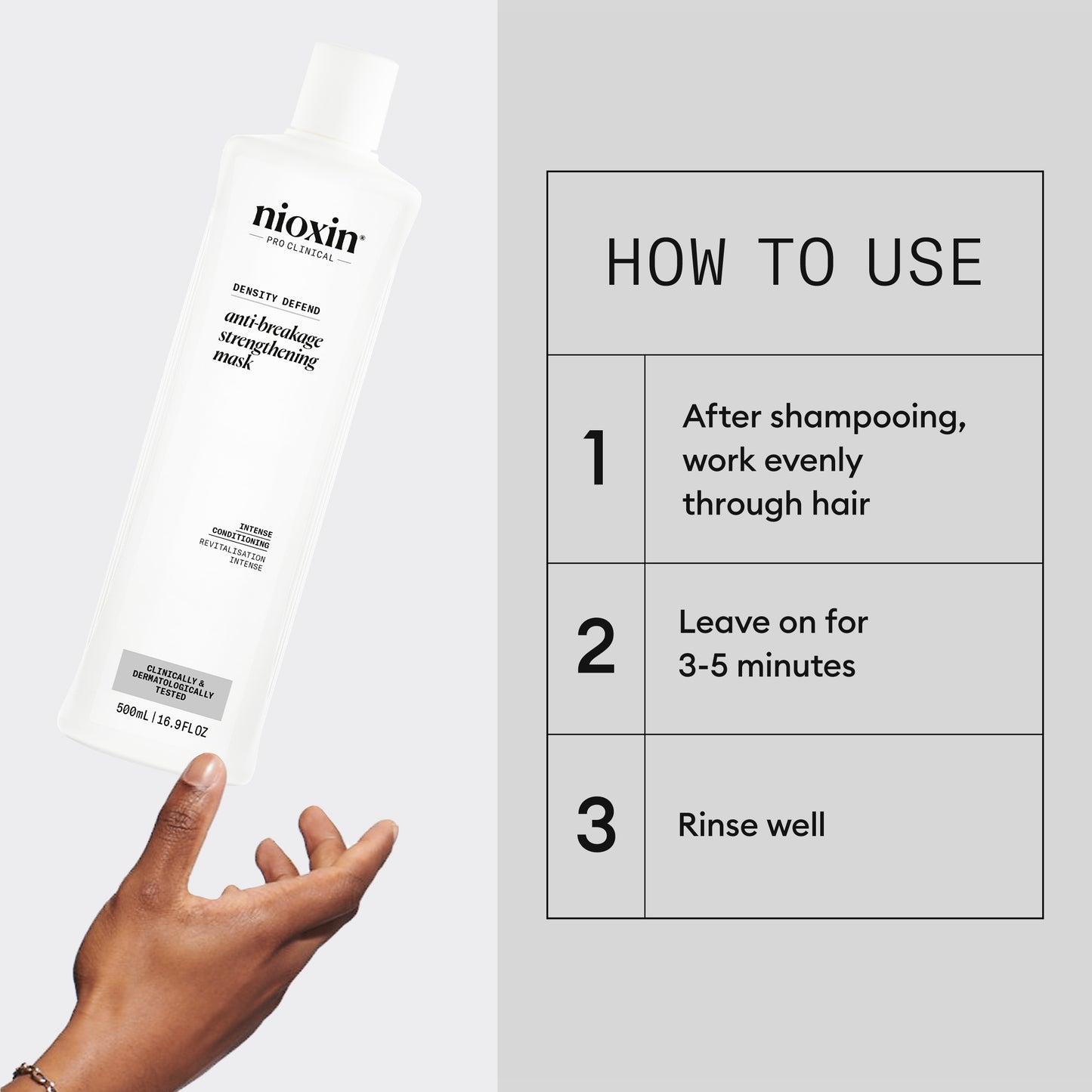 Nioxin Density Defend Anti-breakage Strengthening Mask - Hair Strengthening Product, Protects Agains 500ml