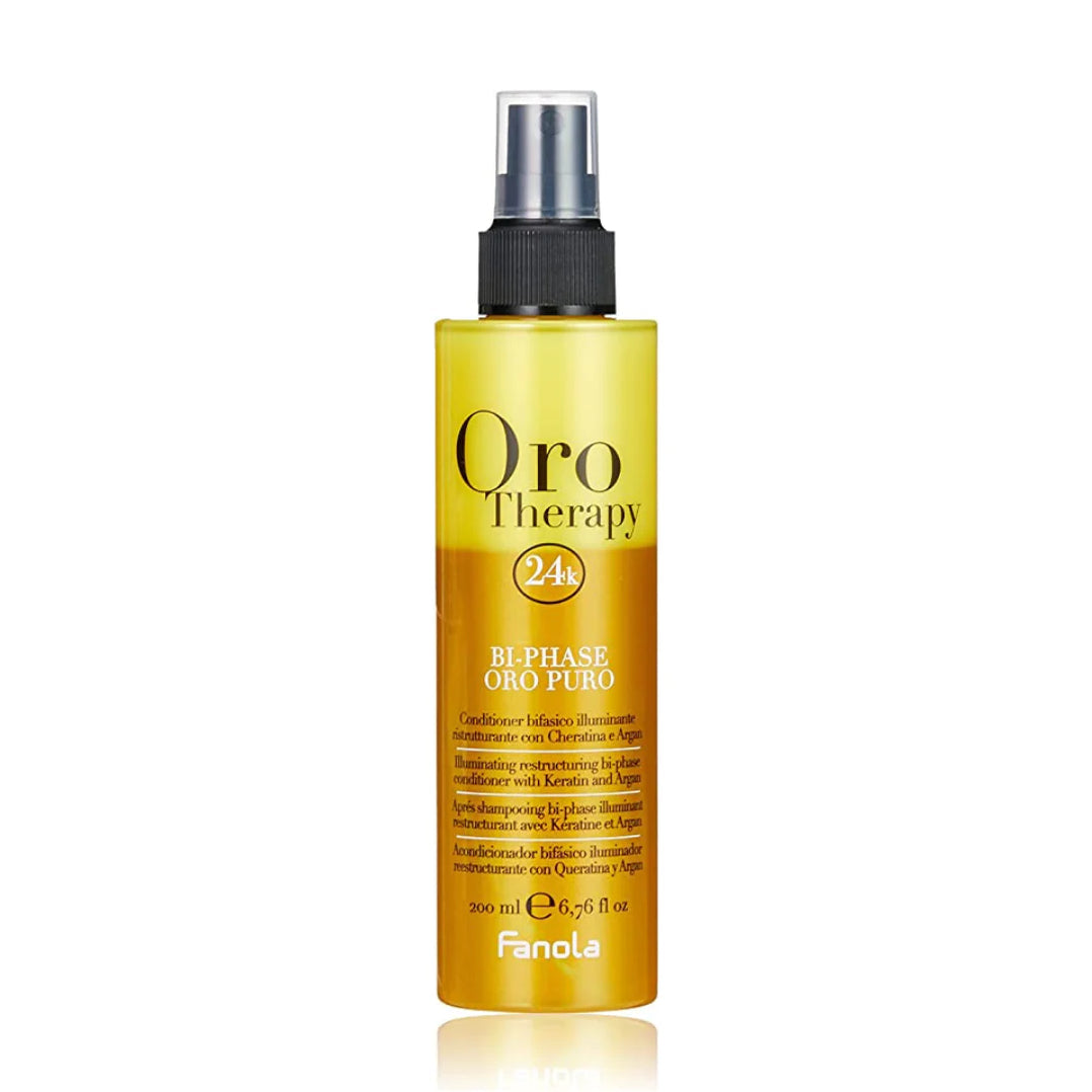 Fanola Oro Therapy 24K Illumate Bi Phase Leave-In Conditioner 200ml