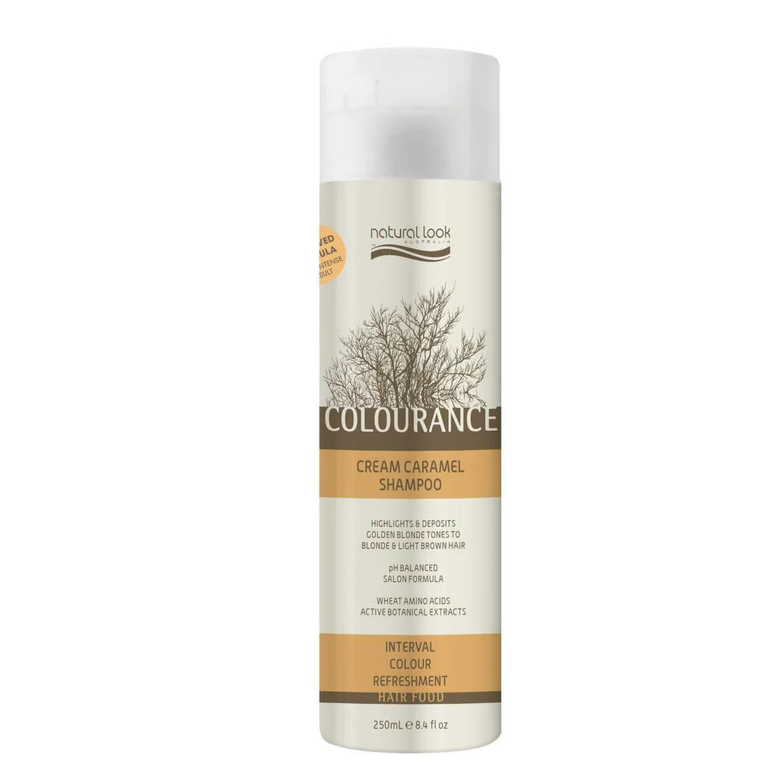 Natural Look Colourance Colour Refresher - Cream Caramel Shampoo 250ml
