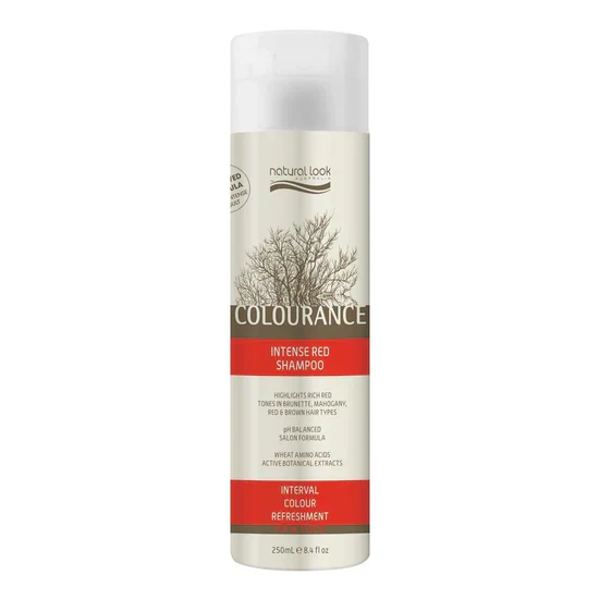 Natural Look Colourance Colour Refresher - Intense Red Shampoo 250ml