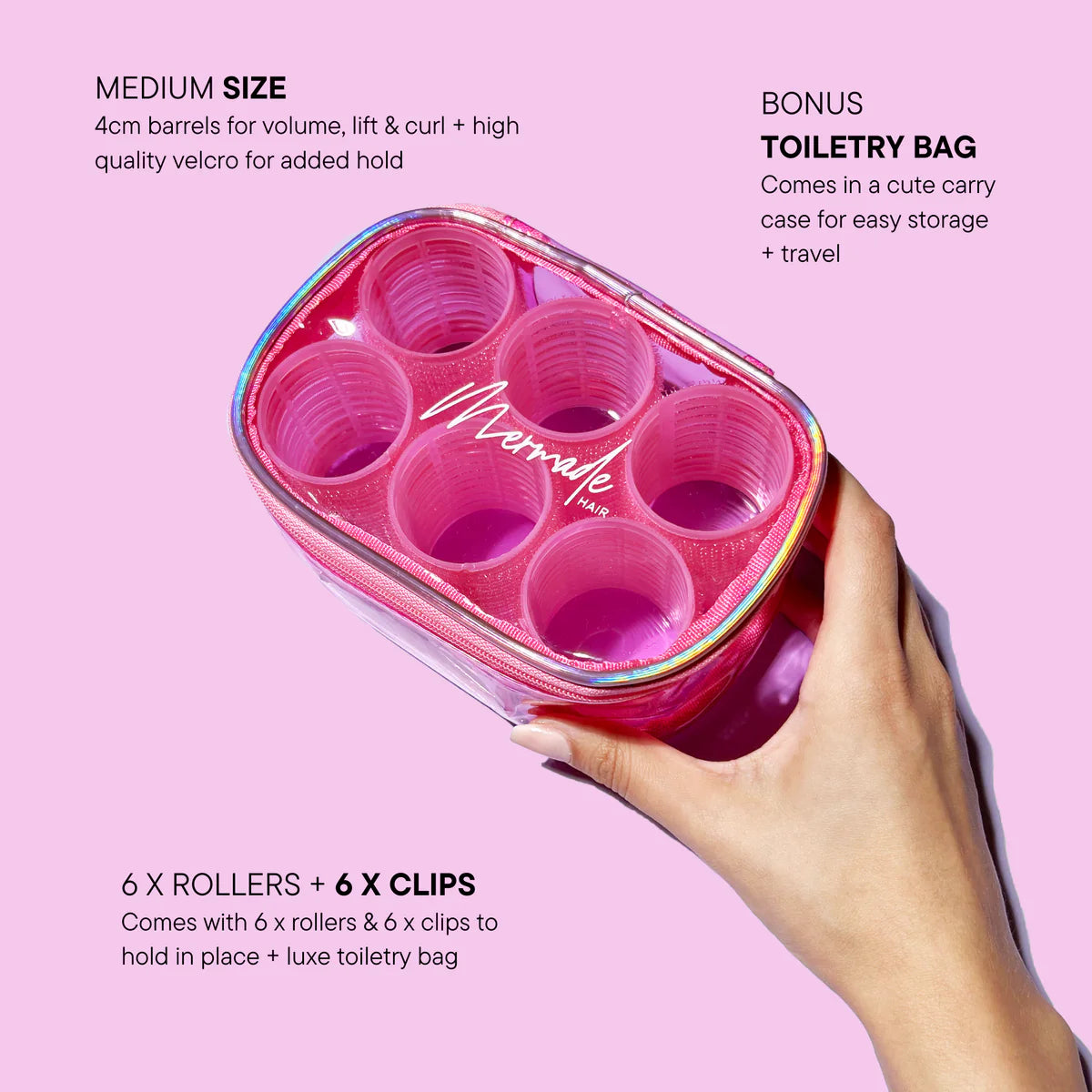 Mermade Velcro Roller Kit + Clips