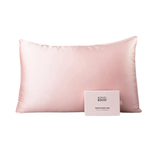 Bondi Boost Satin Pillowcase - Blush - Standard Size