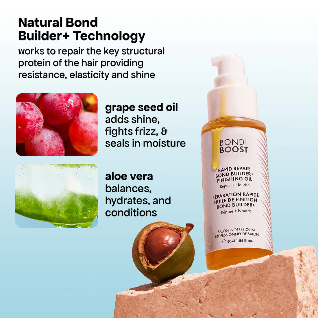 Bondi Boost Rapid repair bond builder finishing oil 60ml