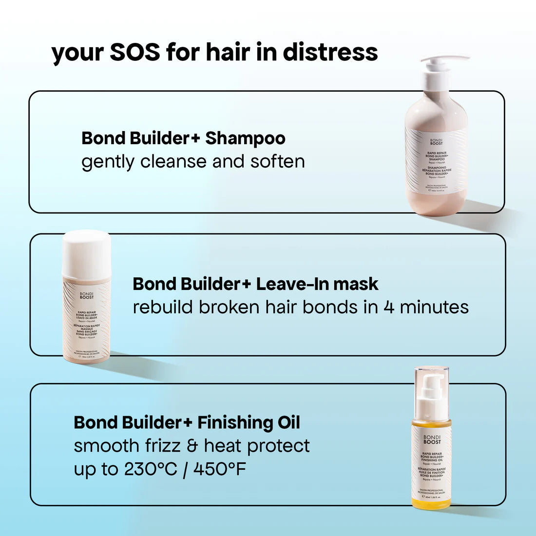 Bondi Boost Rapid repair bond builder finishing oil 60ml