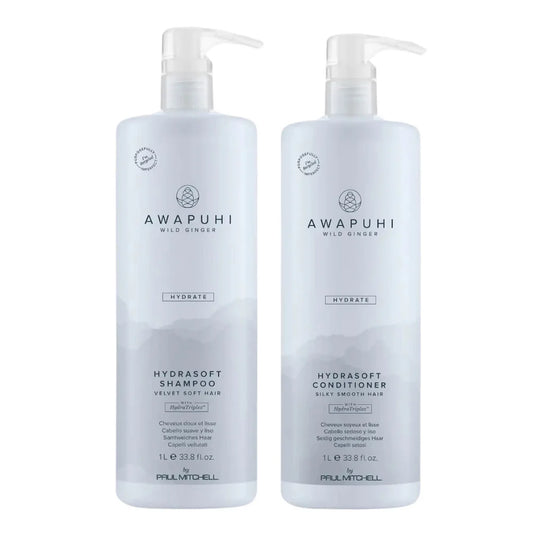 PAUL MITCHELL Awapuhi HydraSoft Shampoo & Conditioner 1 Litre pack 📣
