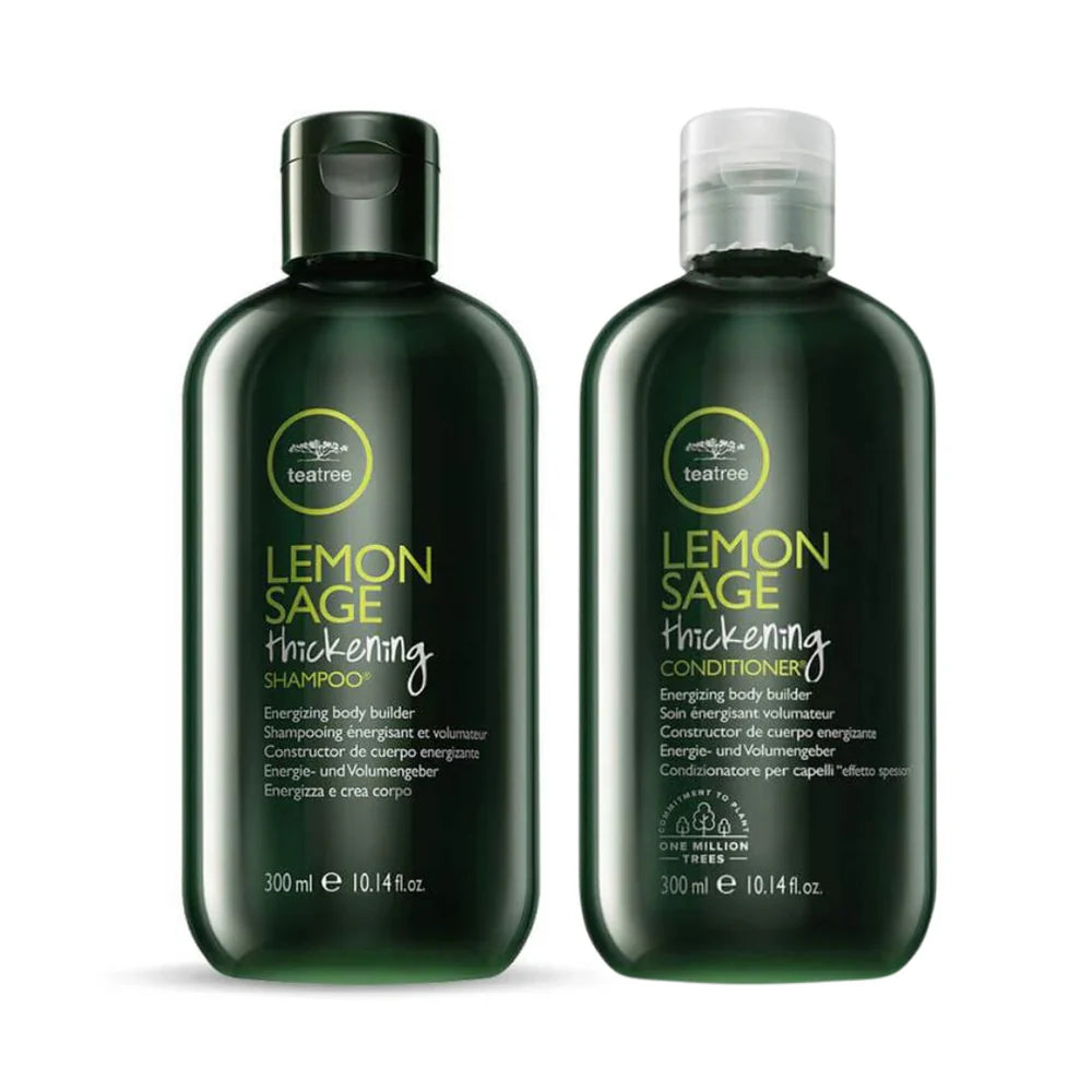 PAUL MITCHELL Tea Tree Lemon Sage Thickening Shampoo & Conditioner 300ml pack 📣