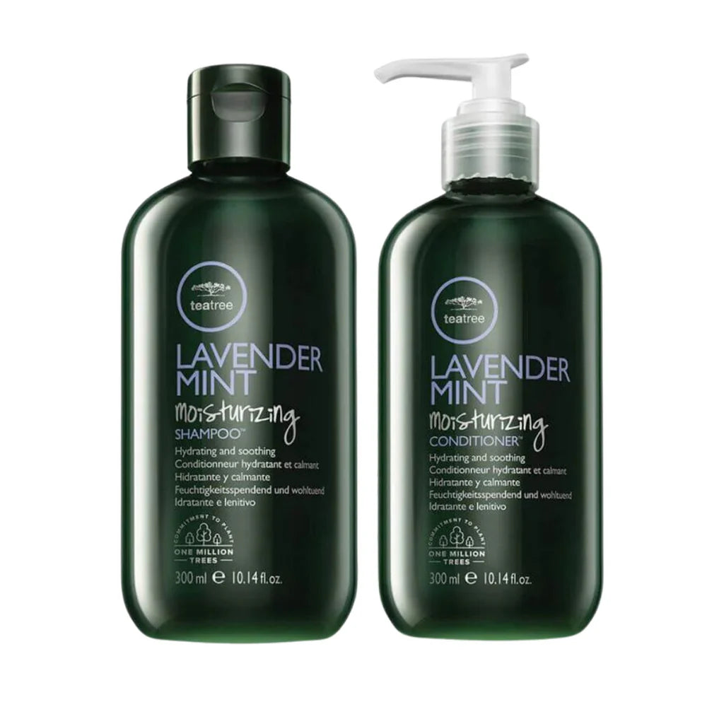 PAUL MITCHELL Tea Tree Lavender Mint Moisturizing Shampoo & Conditioner 300ml pack 📣