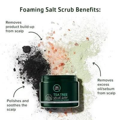 PAUL MITCHELL Tea Tree Special Detox Foaming Salt Scrub 184g