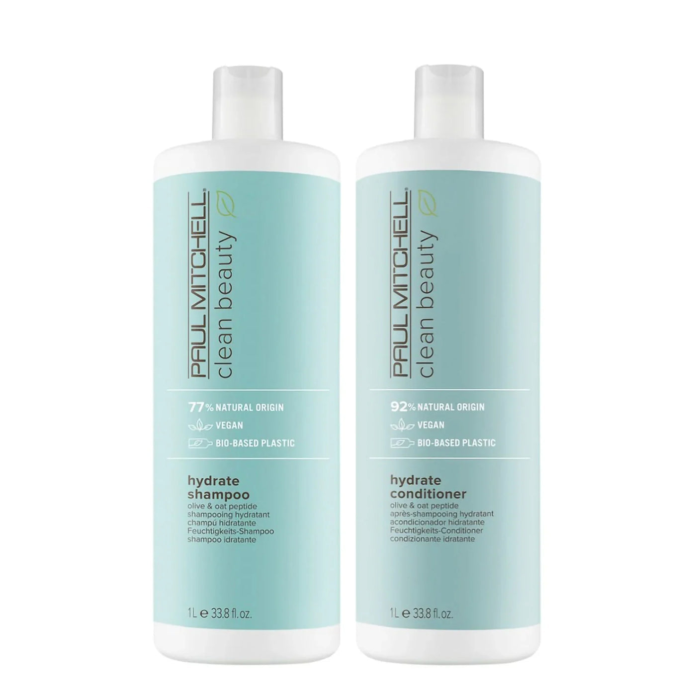 PAUL MITCHELL Clean Beauty Hydrate Shampoo & Conditioner 1L pack 📣