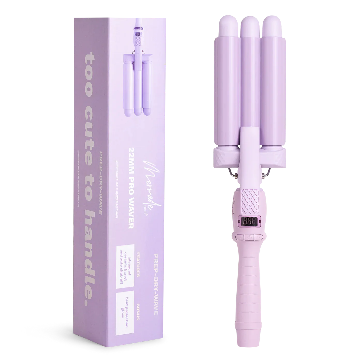 Mermade pro hair waver - 22mm cutie® lilac