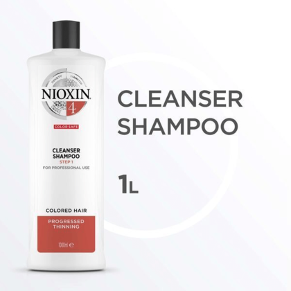 Nioxin Prof System 4 Cleanser Shampoo 1000ml