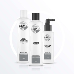 Nioxin Prof Trial Kit System 1, 150ml+150ml+50ml