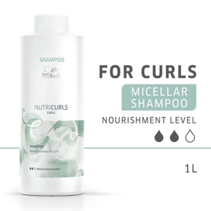 Wella Professionals nutricurls micellar shampoo curls 1L