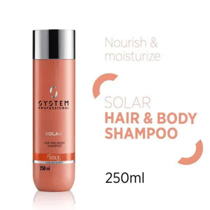 System Professional syspro solar hair & body shampoo 250ml