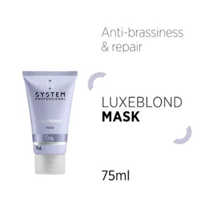 System Professional syspro luxeblond regenerating cool blonde mask 75ml