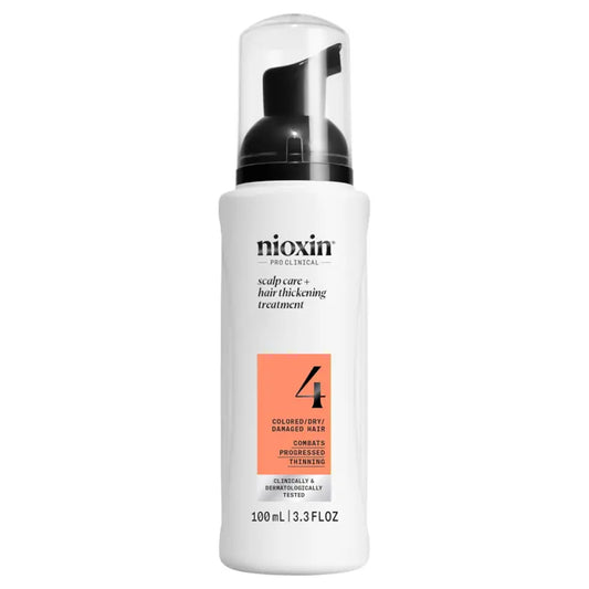 Nioxin System 4 Scalp + Hair Thickening Treatment- Serum for Damaged Hair with Progressed Thinning 100ml
