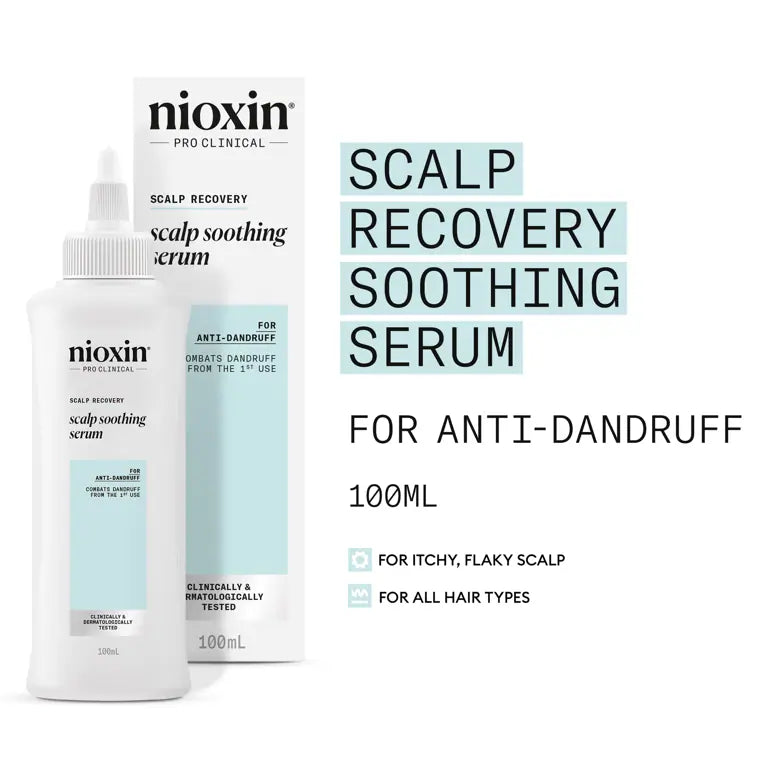Nioxin Scalp Recovery Scalp Soothing Serum - Itchy, Dry, Flaky Scalp Treatment 100ml