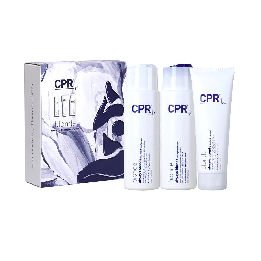 CPR shampoo, conditioner + always blonde trio pack