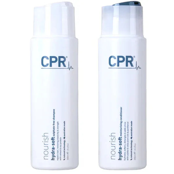 CPR nourish hydra-soft shampoo and conditioner 300ml pack