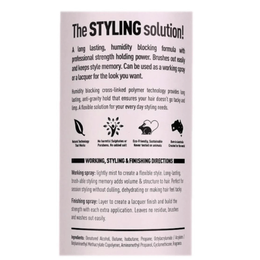 CPR styling finish hair spray strong, flexible hold 400g