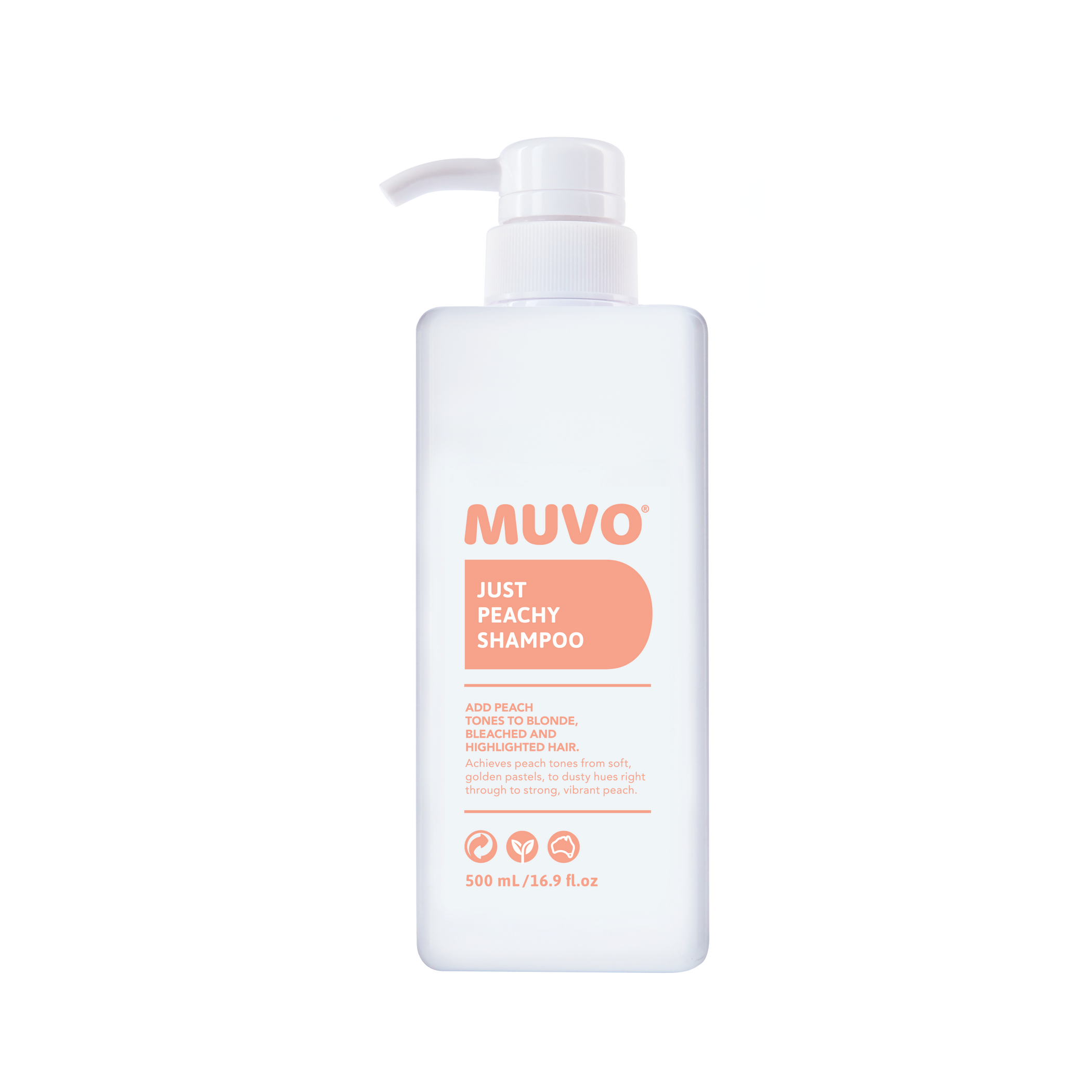 Muvo Just Peachy Shampoo 500ml