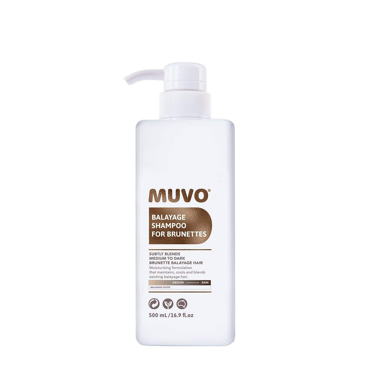 Muvo Balayage Shampoo For Brunettes 500ml