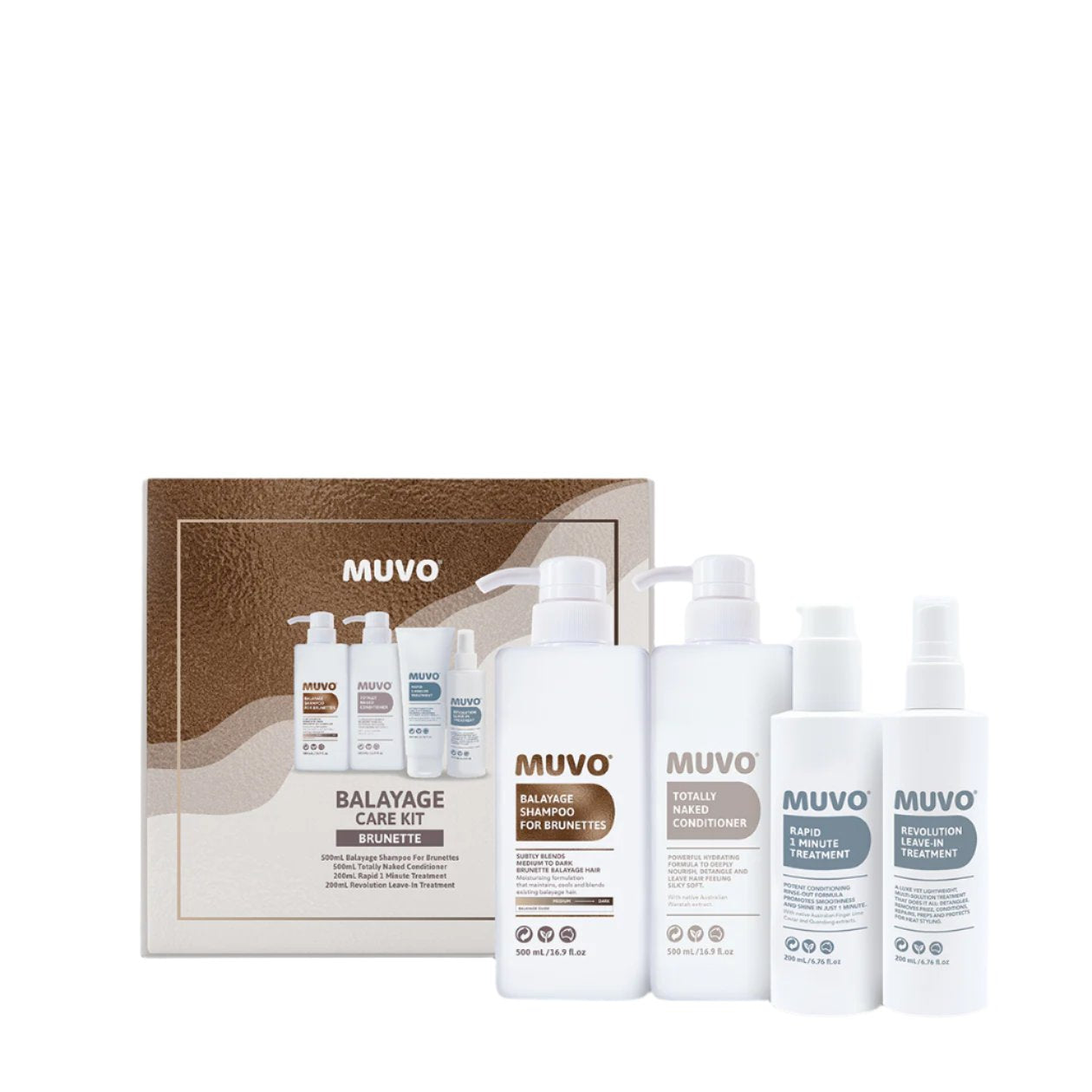 Muvo Balayage Care for Brunettes pack