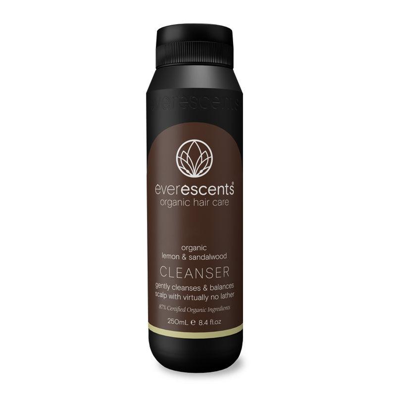 Everescents Organic Lemon & Sandalwood Cleanser 250ml