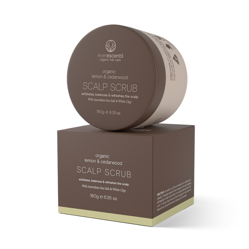 Everescents Lemon and Cedarwood Scalp Scrub 180g