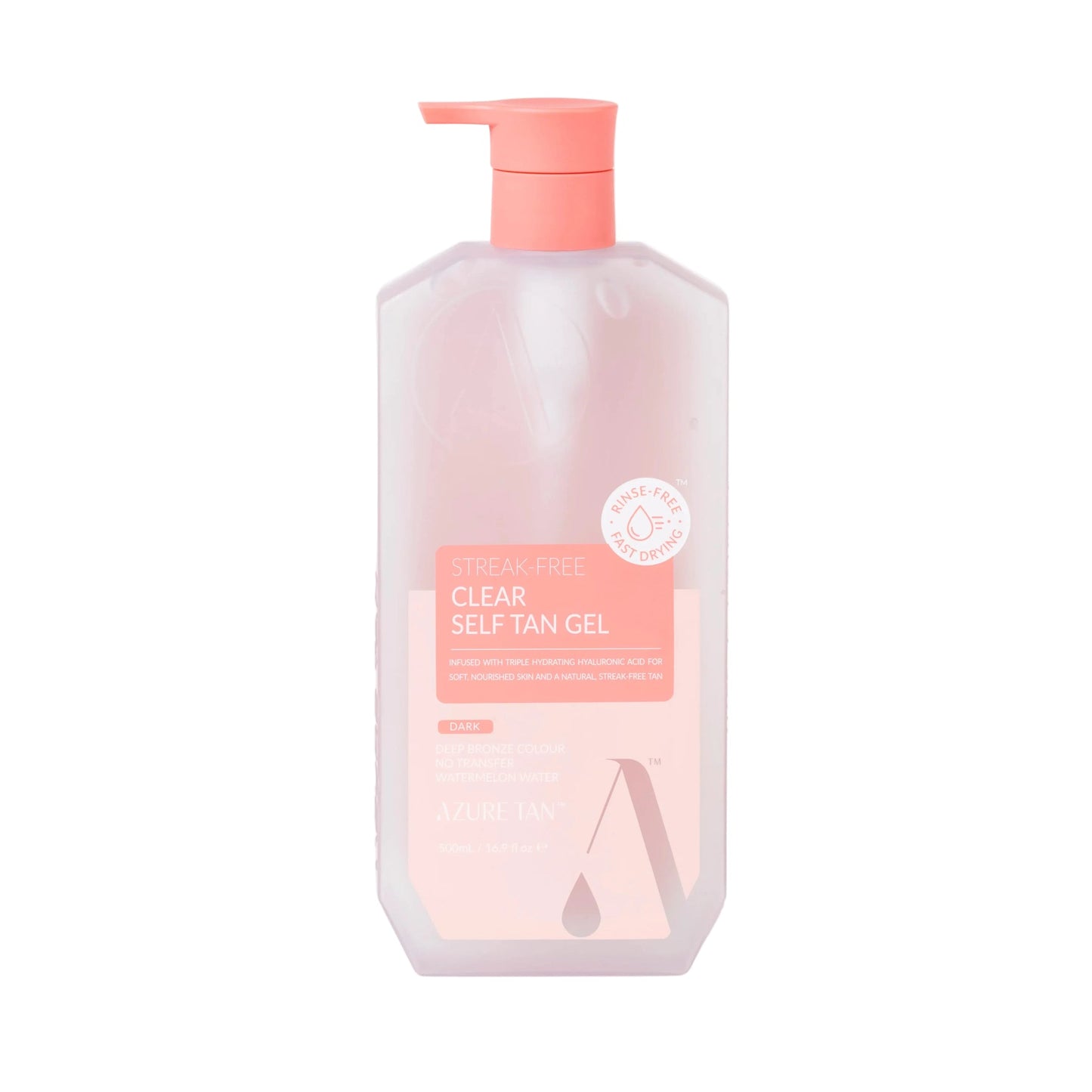 Azure Tan Streak-Free Clear Self Tan Gel 500ml