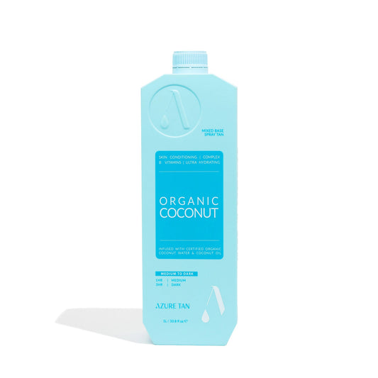 Azure Tan Pro Mist - Organic Coconut - Medium to Dark 1L