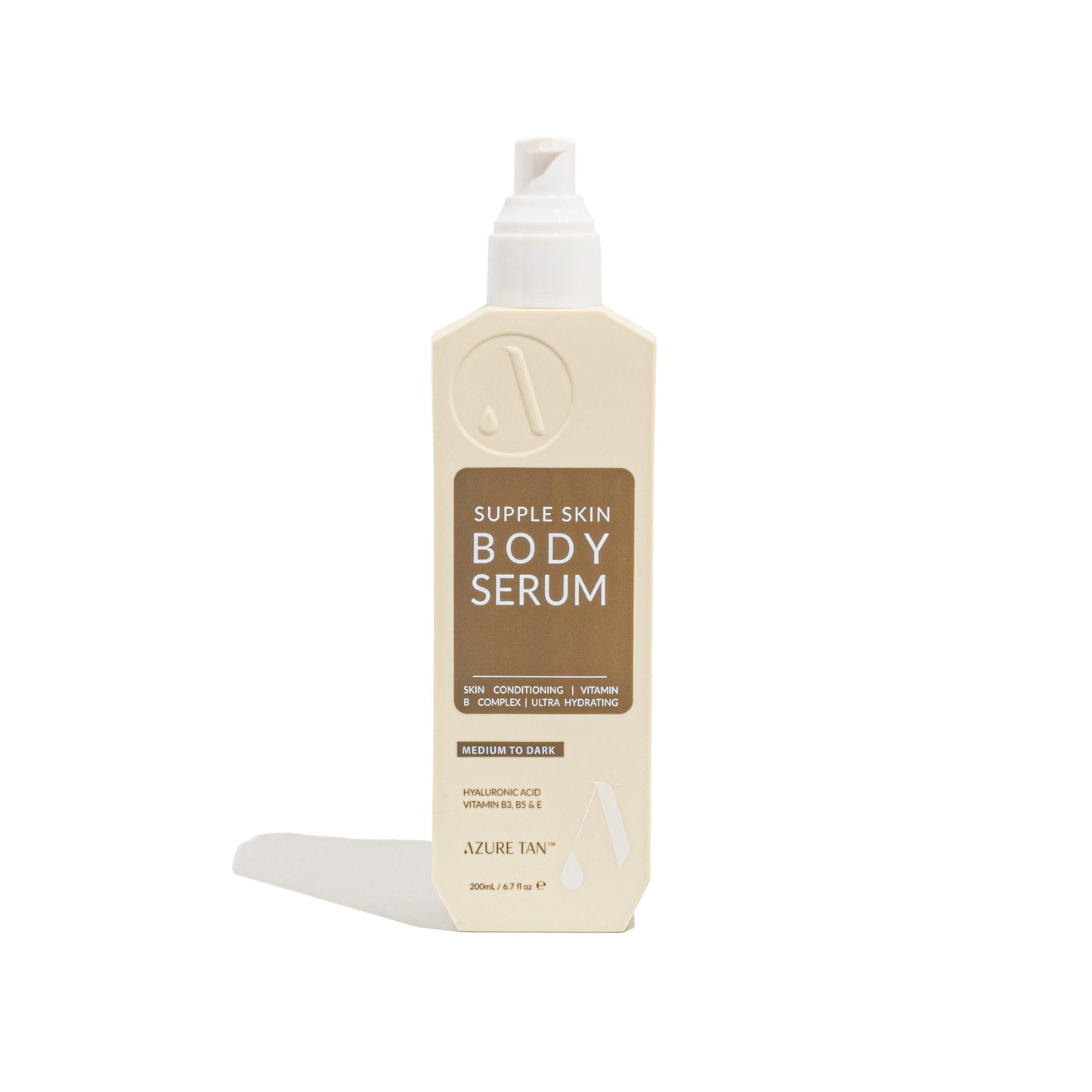 Azure Tan Supple Skin Body Tanning Serum Medium/Dark 200ml