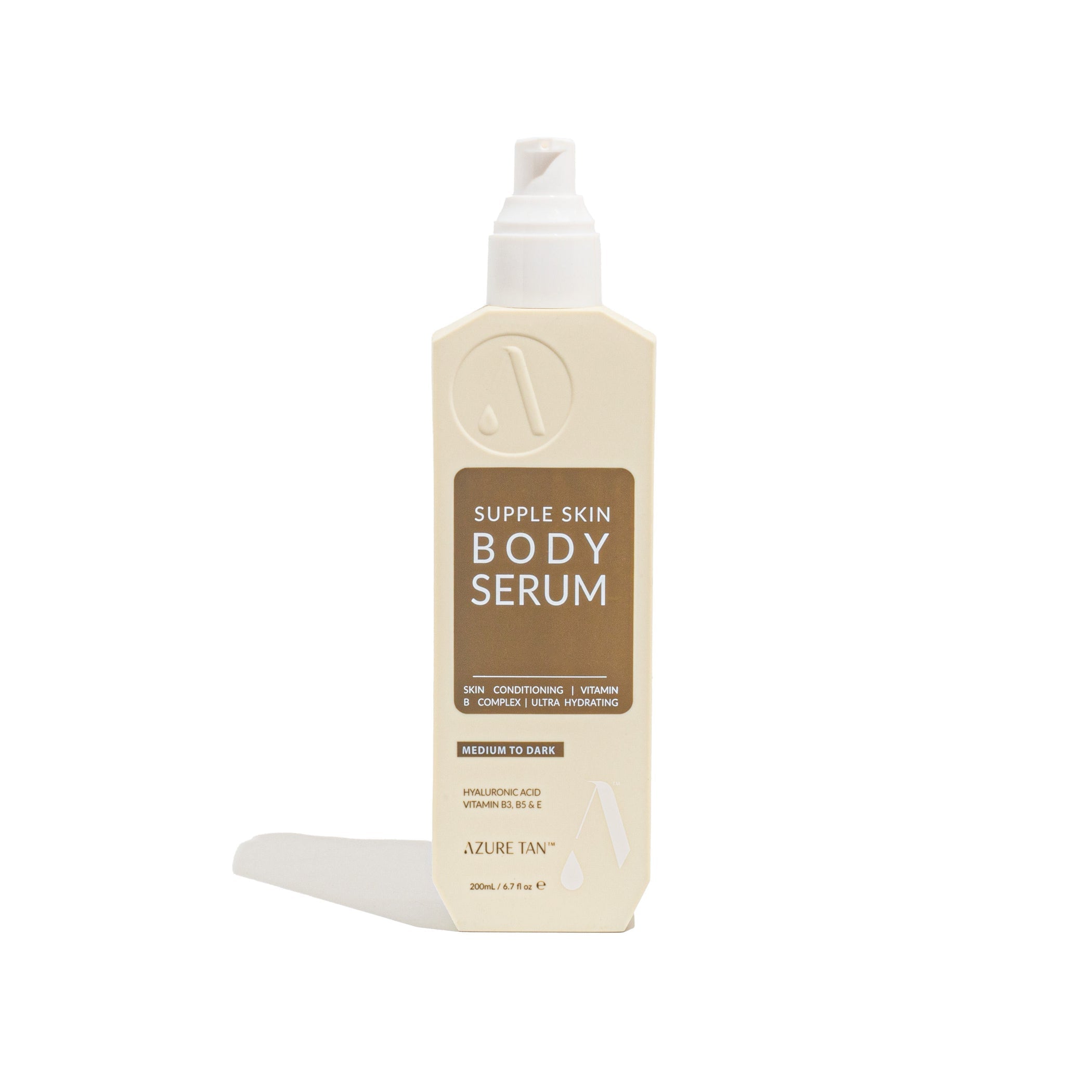Azure Tan Supple Skin Body Tanning Serum Medium/Dark 200ml