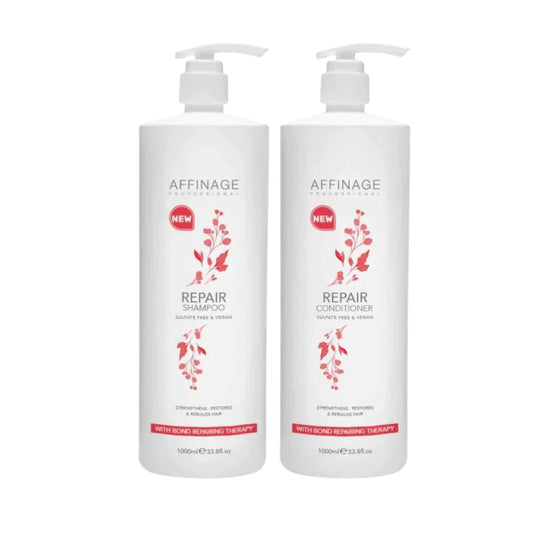 Affinage Repair Shampoo & Conditioner 1L Duo pack
