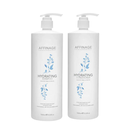 Affinage Hydrating Shampoo & Conditioner 1L Duo pack