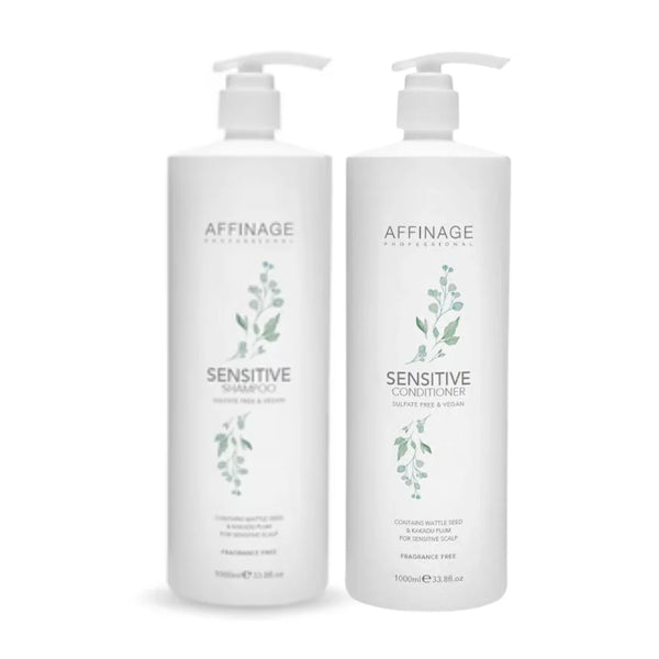 Affinage Sensitive Shampoo & Conditioner 1 Litre Duo pack