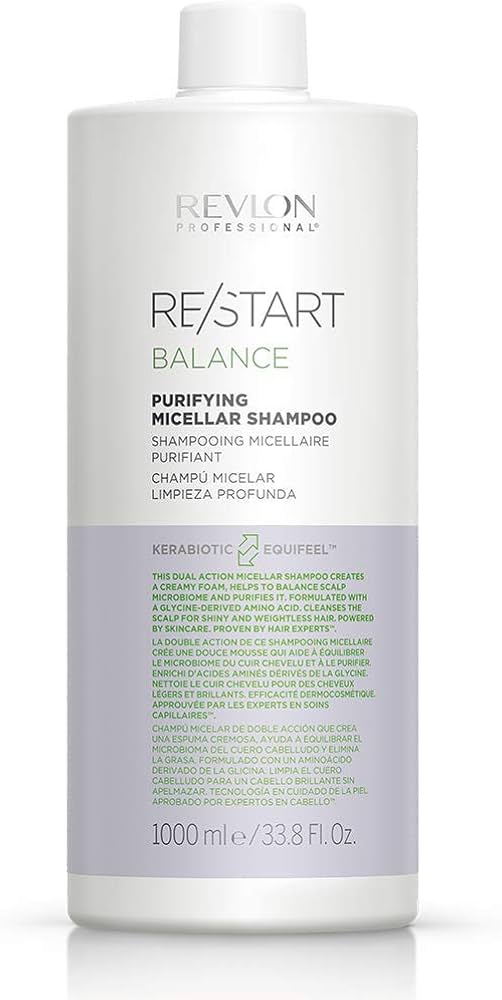 Revlon RESTART Balance purifying Micellar Shampoo 1L