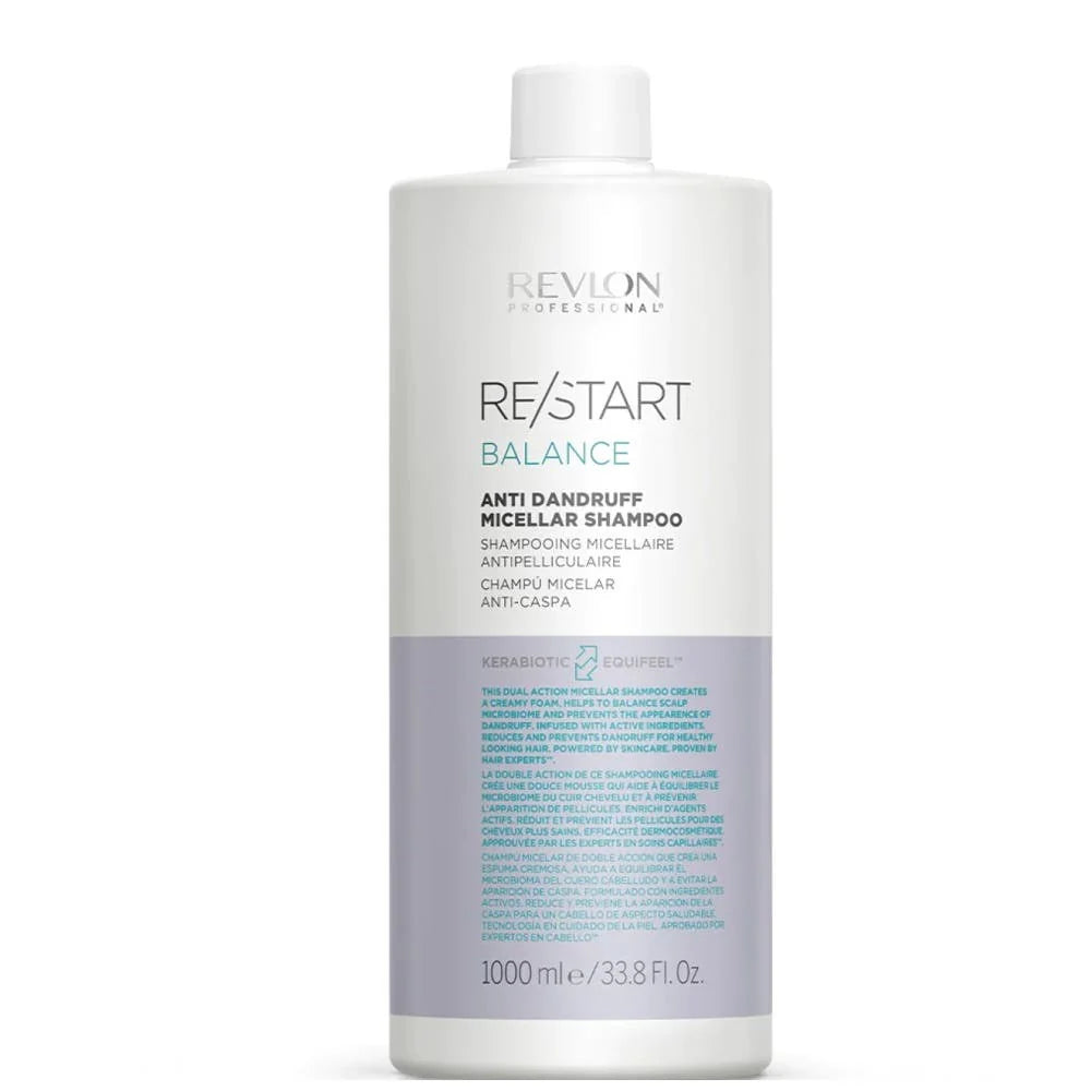 Revlon RESTART Balance Anti-Dandruff Micellar Shampoo 1L