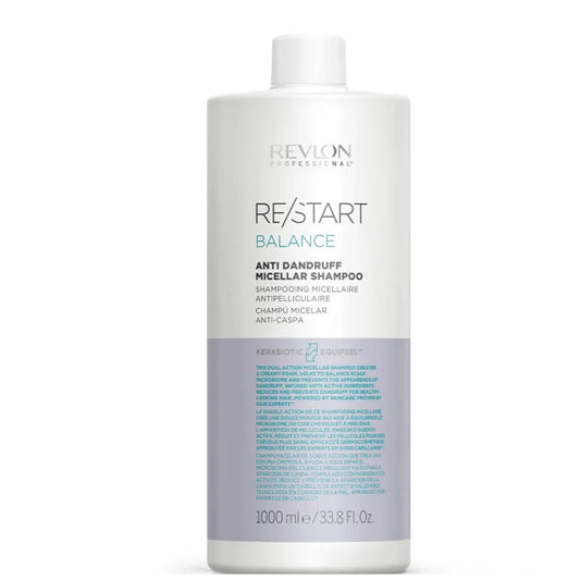 Revlon RESTART Balance Anti-Dandruff Micellar Shampoo 1L