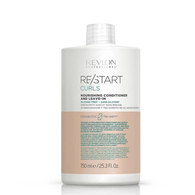 Revlon RESTART Curls Nourishing Conditioner and Leave-In 750ml