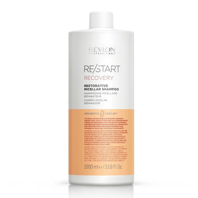 Revlon RESTART Recovery Restorative Micellar Shampoo 1L