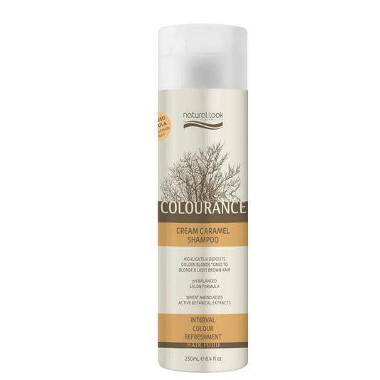 Natural Look Colourance Colour Refresher - Cream Caramel Shampoo 250ml