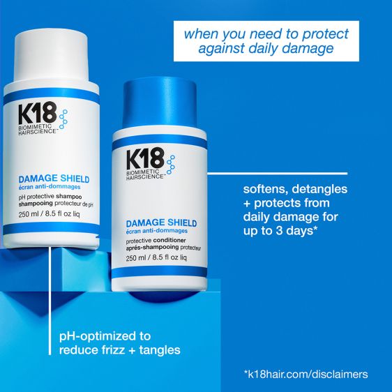 K18 Damage Shield Shampoo and Conditioner 250ml pack 📣