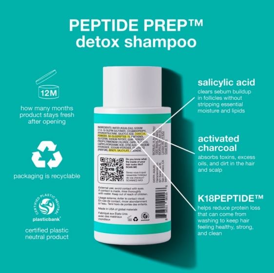 K18 Pack: Oil + Detox Shampoo + Mask pack 📣