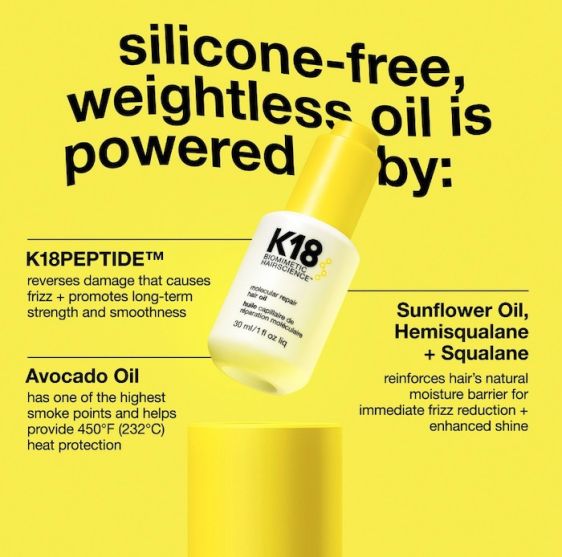 K18 Pack: Oil + Detox Shampoo + Mask pack 📣