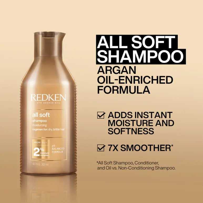 Redken All Soft Shampoo 500ml