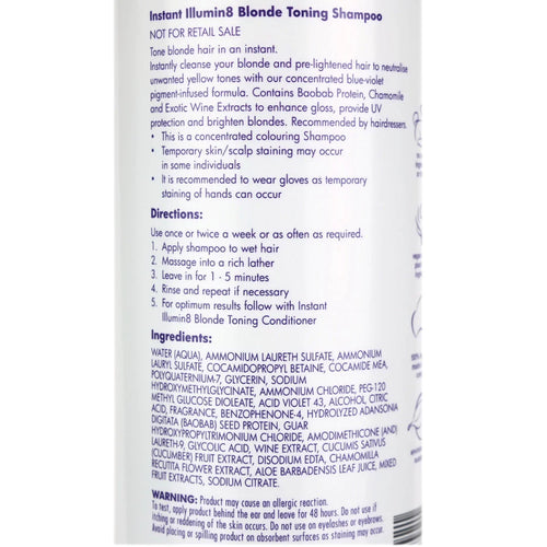De Lorenzo Instant illumin8 Blonde Toning Shampoo 960ml