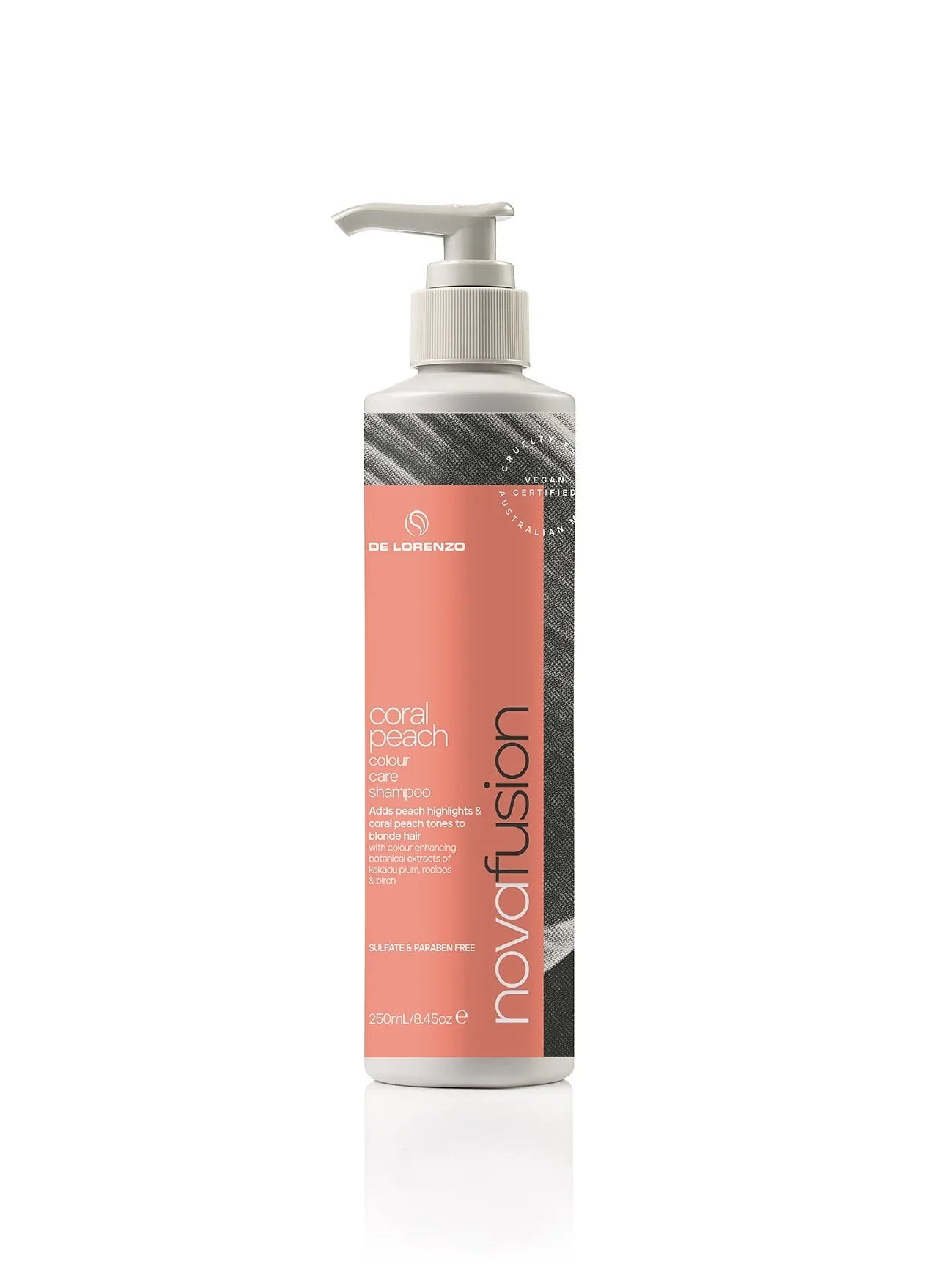 De Lorenzo Novafusion Colour Care Shampoo Coral Peach 250ml