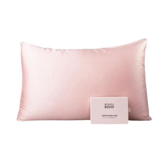 Bondi Boost Satin Pillowcase - Blush - Standard Size