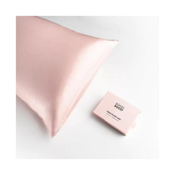 Bondi Boost Satin Pillowcase - Blush - Standard Size